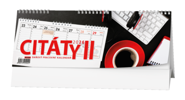 BALOUŠEK Kalendář stolní pracovní Citáty II. 1 ks