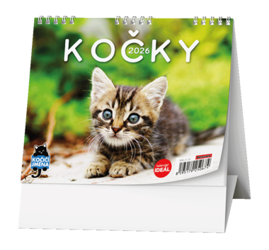 BALOUŠEK Kalendář stolní Ideál kočky 1 ks