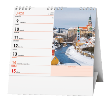 BALOUŠEK Kalendář stolní Ideál ČR 1 ks