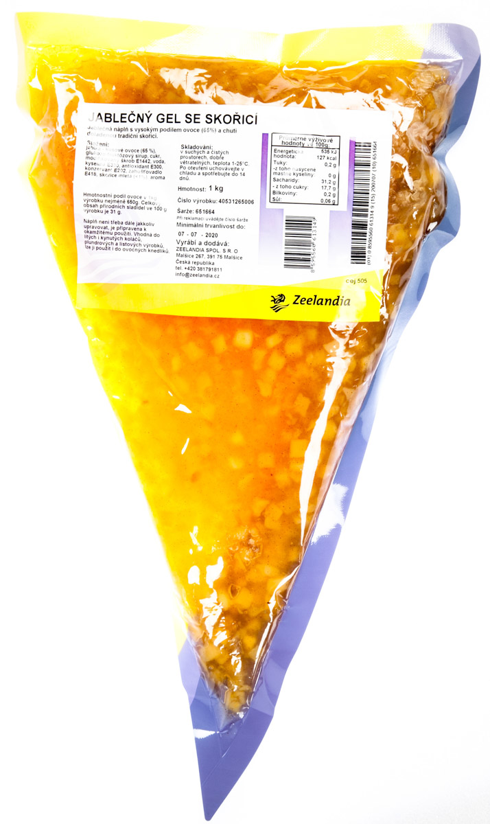 Zeelandia Ovocná náplň - jablko/ skořice gel chlaz. 1 kg