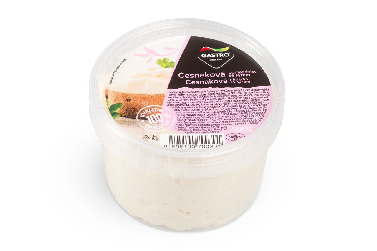 GASTRO MENU Pomazánka česneková chlaz. 500 g