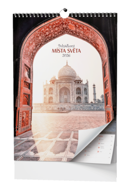BALOUŠEK Kalendář nástěnný Pohádková místa A3 1 ks