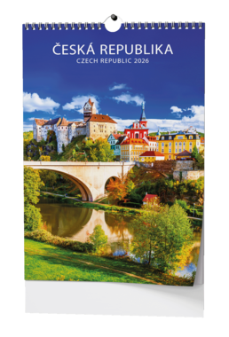 BALOUŠEK Kalendář nástěnný Česká republika A3 1 ks