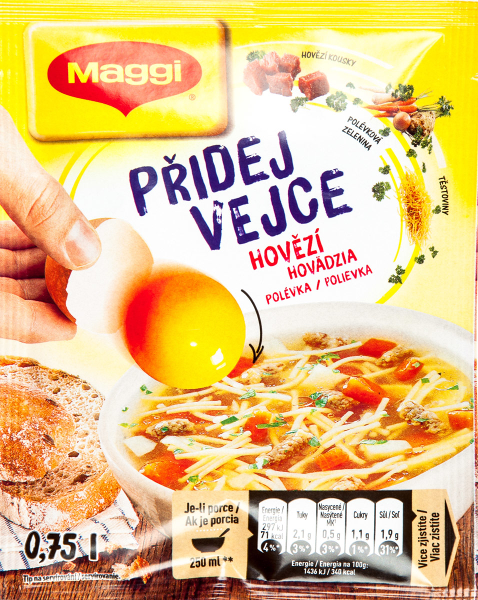 Maggi Přidej vejce polévka hovězí 44 g