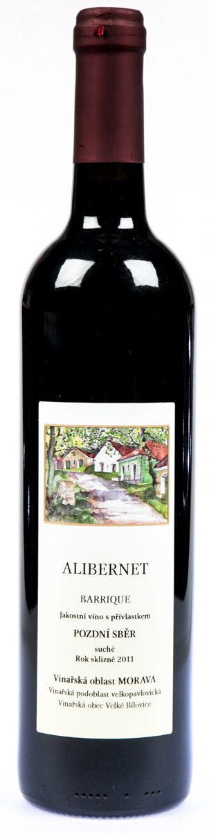 MÁDL Alibernet pozdní sběr nefiltrované 750 ml