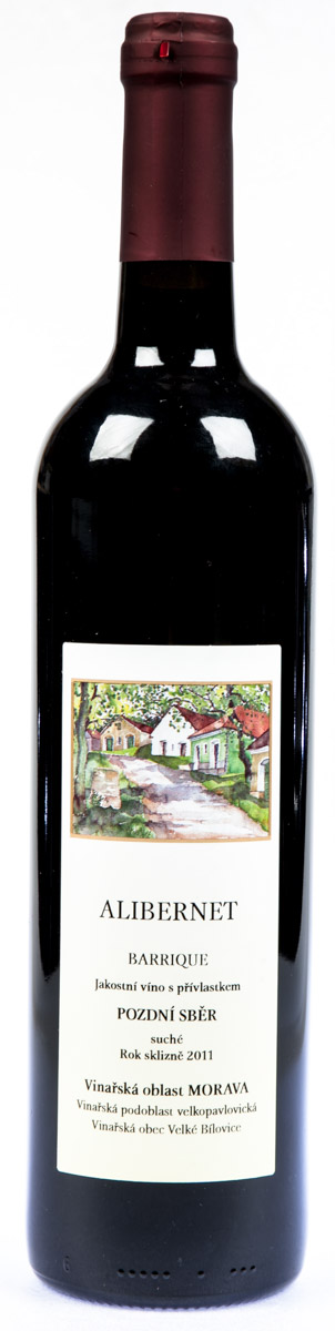 MÁDL Alibernet pozdní sběr nefiltrované 750 ml