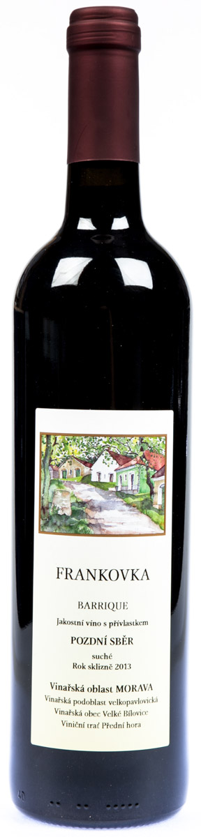 MÁDL Frankovka Barrigue pozdní sběr nefiltrované 750 ml