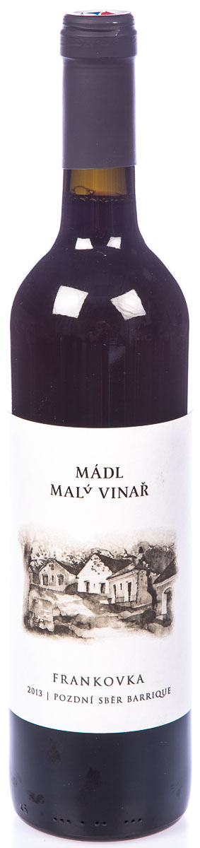 MÁDL Frankovka Barrigue pozdní sběr nefiltrované 6 x 750 ml
