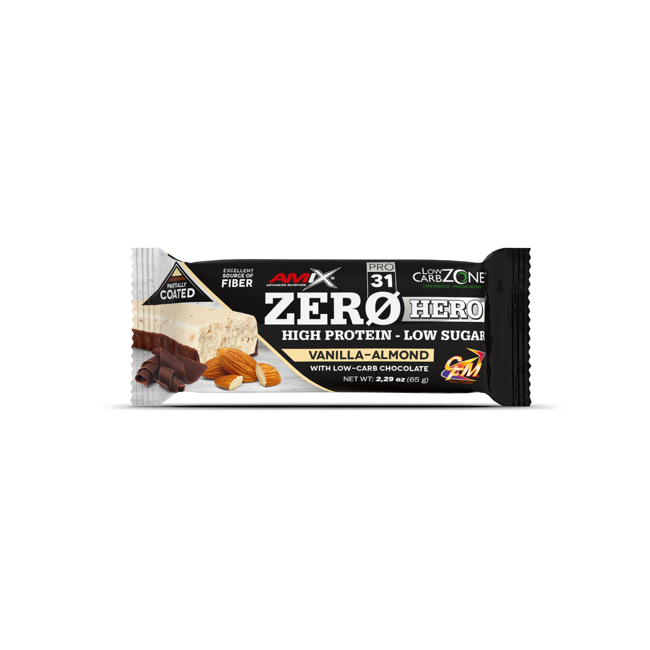 ZeroHero Vanilka/Mandle snídaňové cereálie 65 g