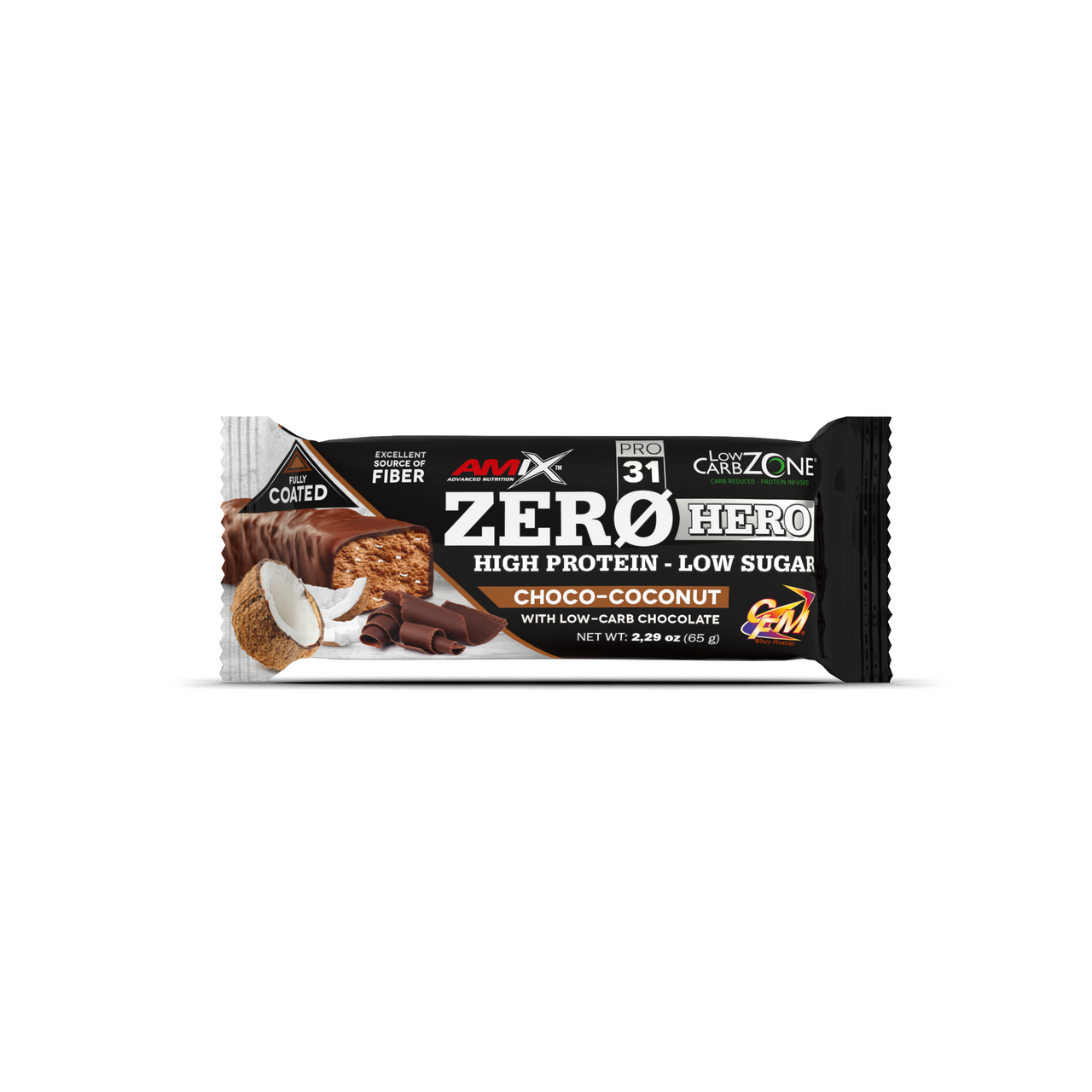 Zerohero Cereálie snídaňové čokoláda/kokos 65 g
