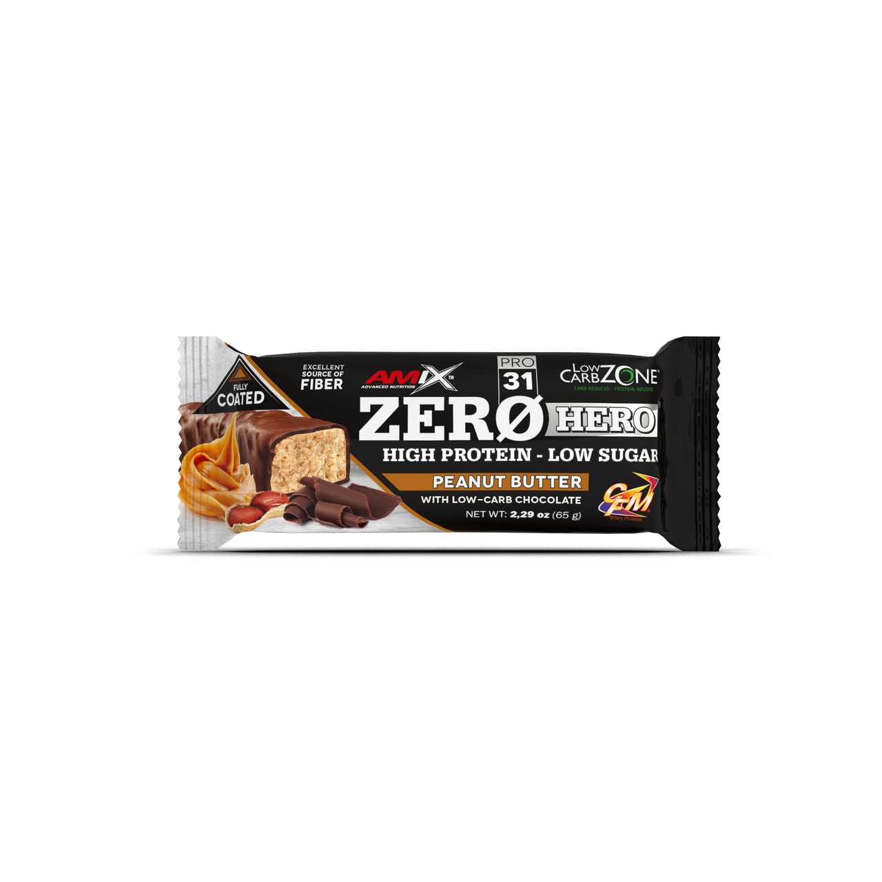 Zerohero Cereálie snídaňové arašídové máslo 65 g