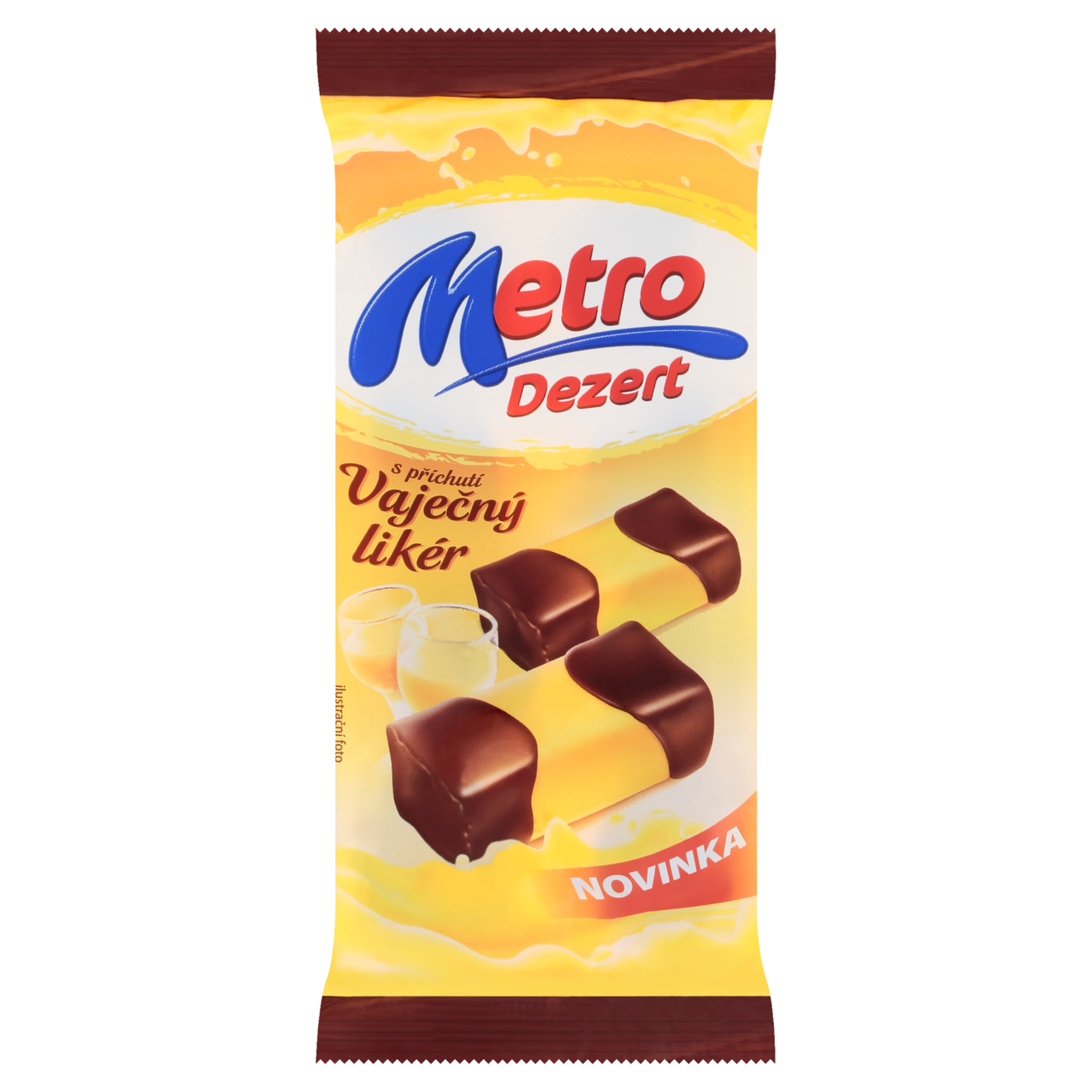 Michelské Pekárny Metro dezert s příchutí vaječný likér 5 x 120 g