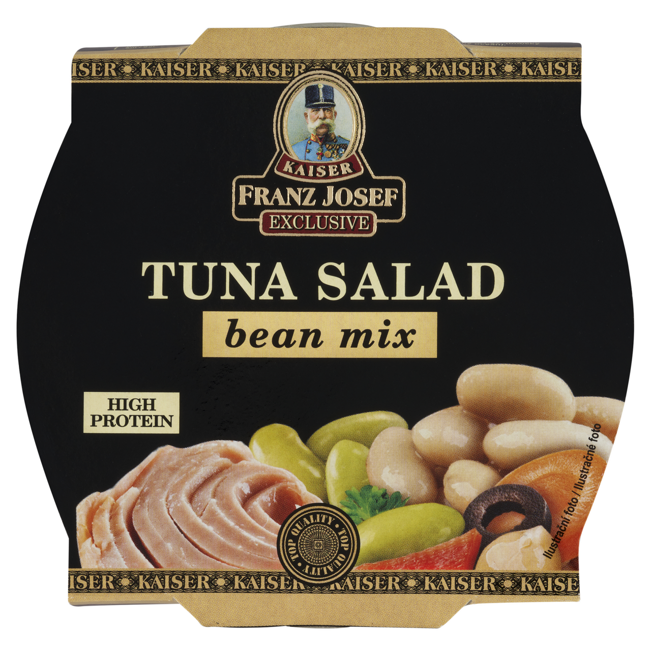 KAISER FRANZ JOSEF Salát tuňákový s fazolemi Mix 160 g