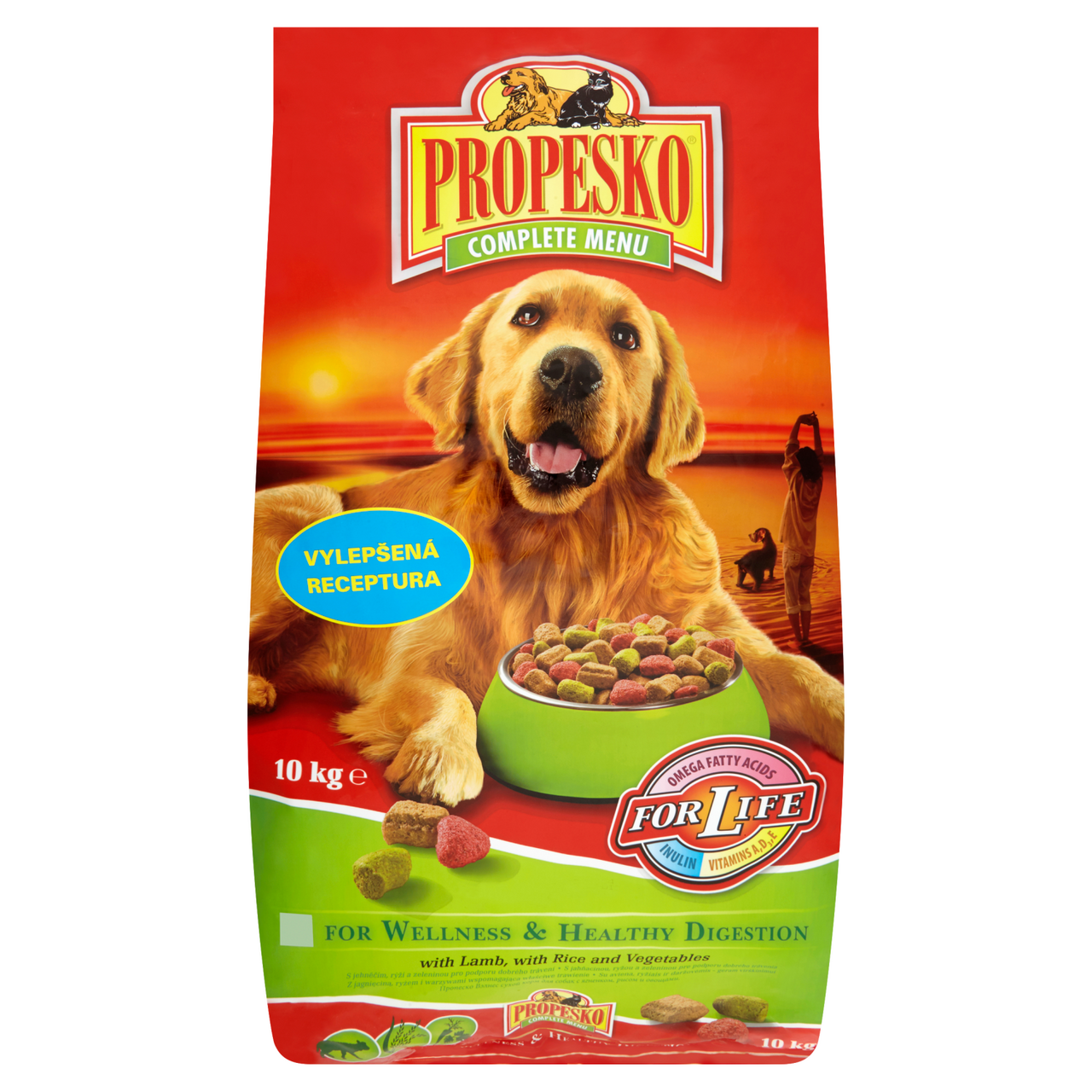 PROPESKO Granule jehněčí + rýže + zelenina pro psy 10 kg