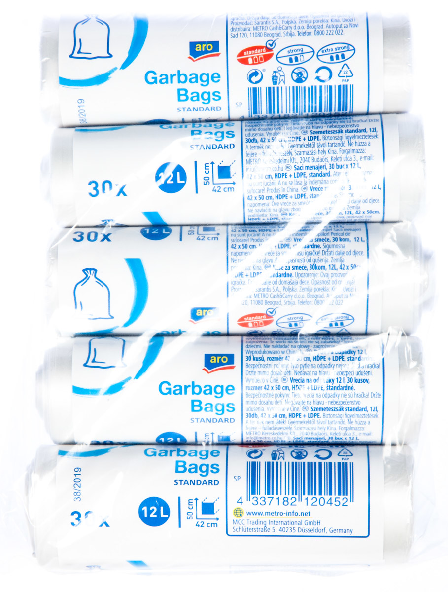 aro Pytel na odpad Standard 12 l 5 x 30 ks