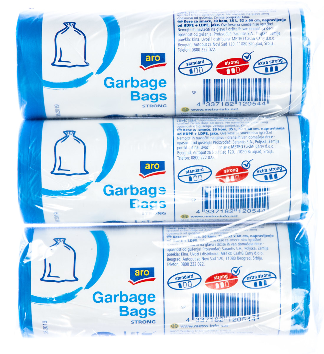 aro Pytle na odpad silné 35 l 3 x 30 ks
