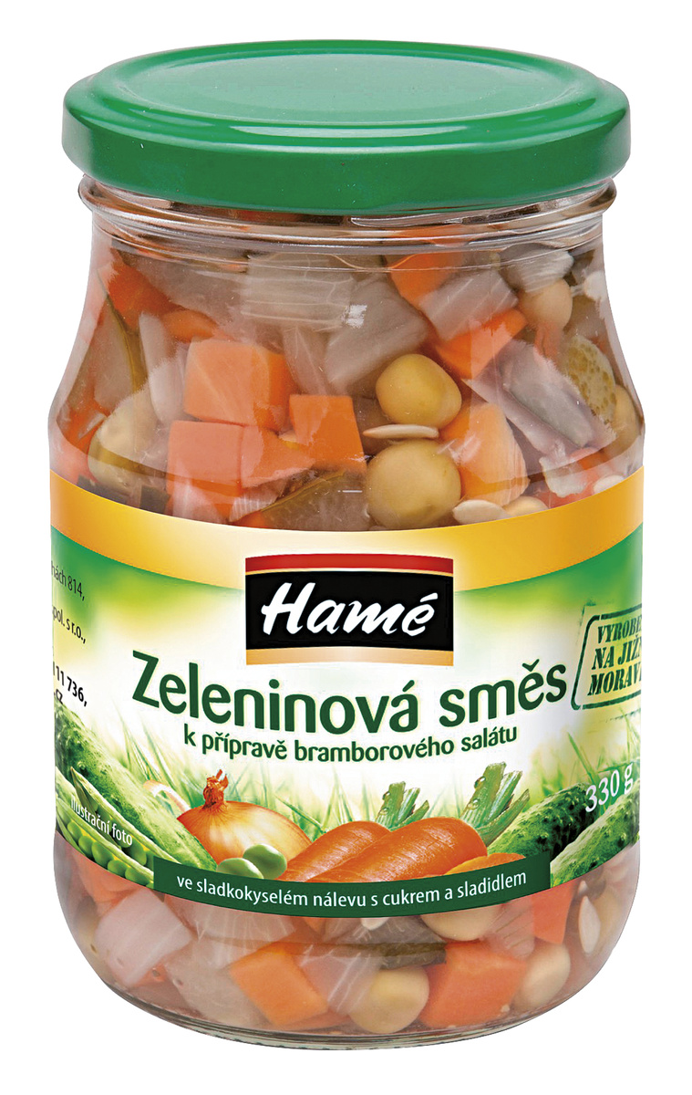 Hamé Zeleninová směs k přípravě bramborového salátu 10 x 330 g