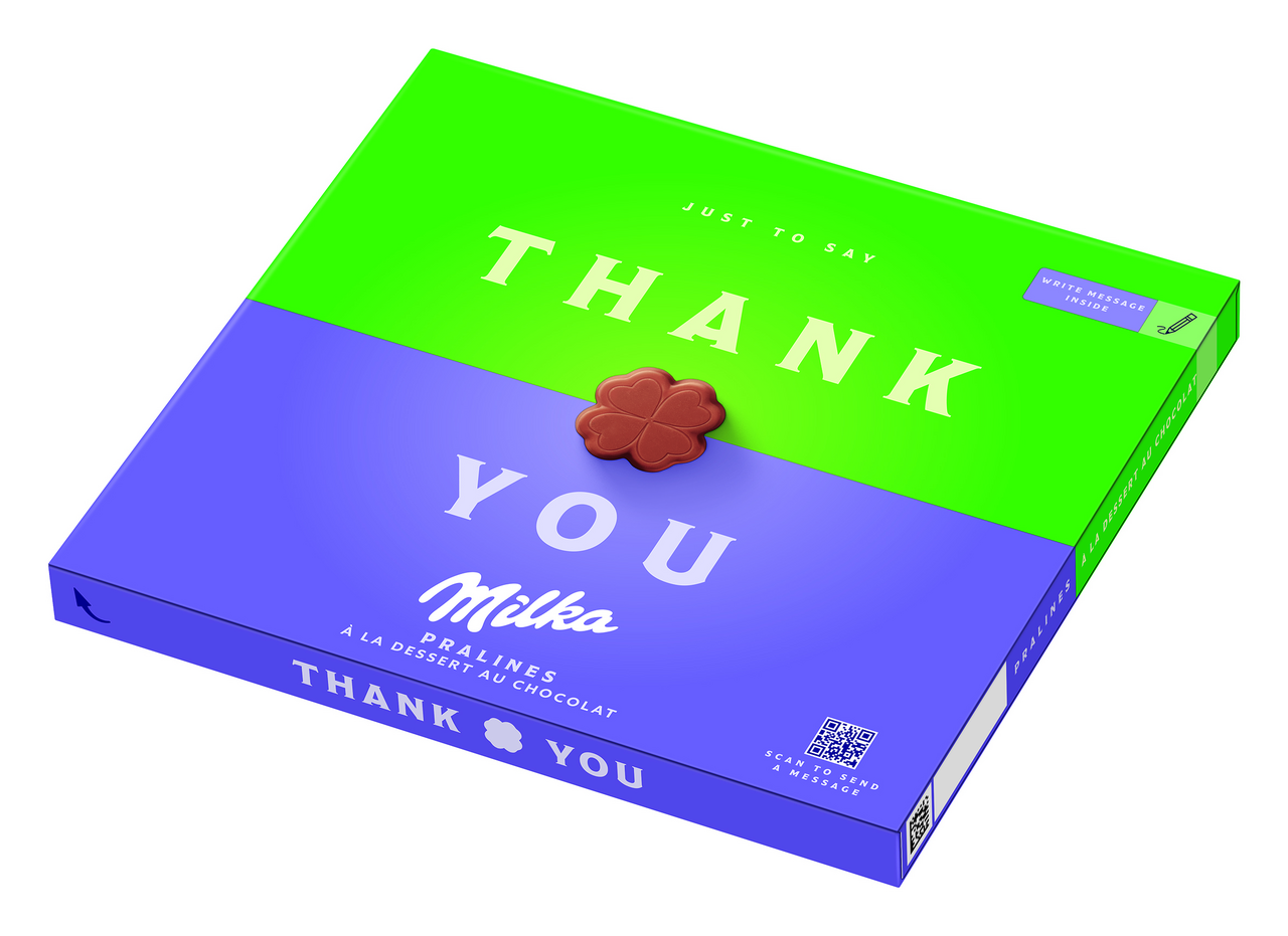 Milka Thank You čokoládové pralinky 110 g