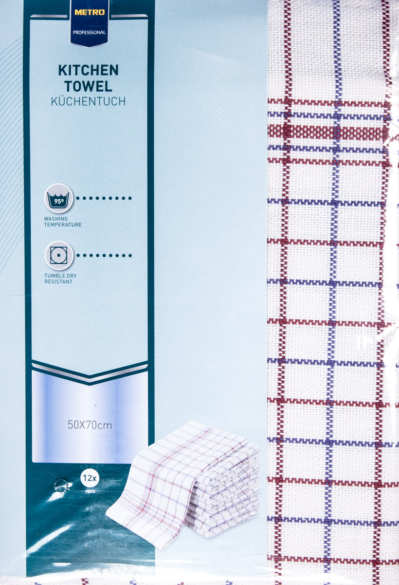 METRO PROFESSIONAL Kuchyňská utěrka 50 x 70 cm 04.03 12 ks