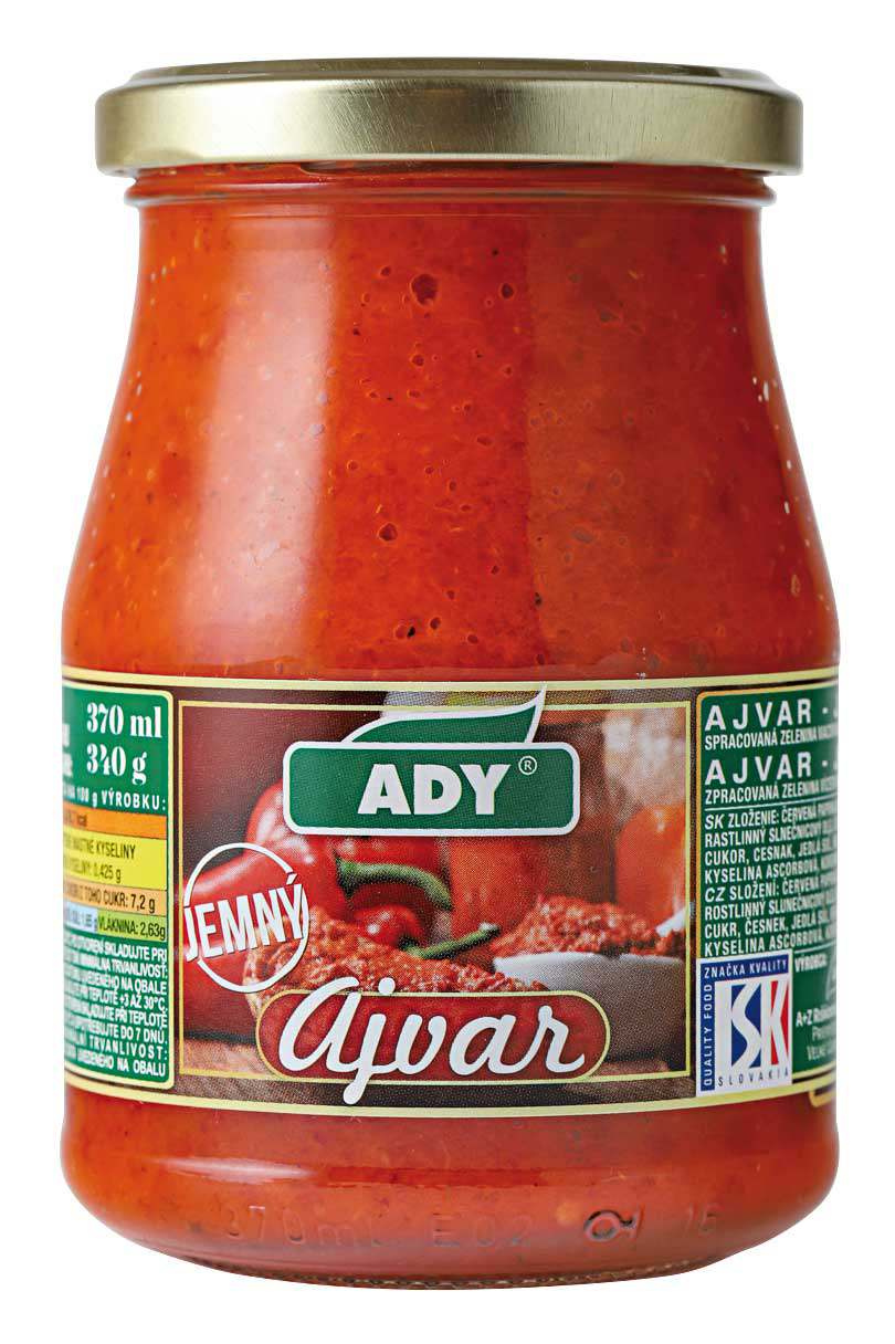 ADY Ajvar jemný 6 x 340 g