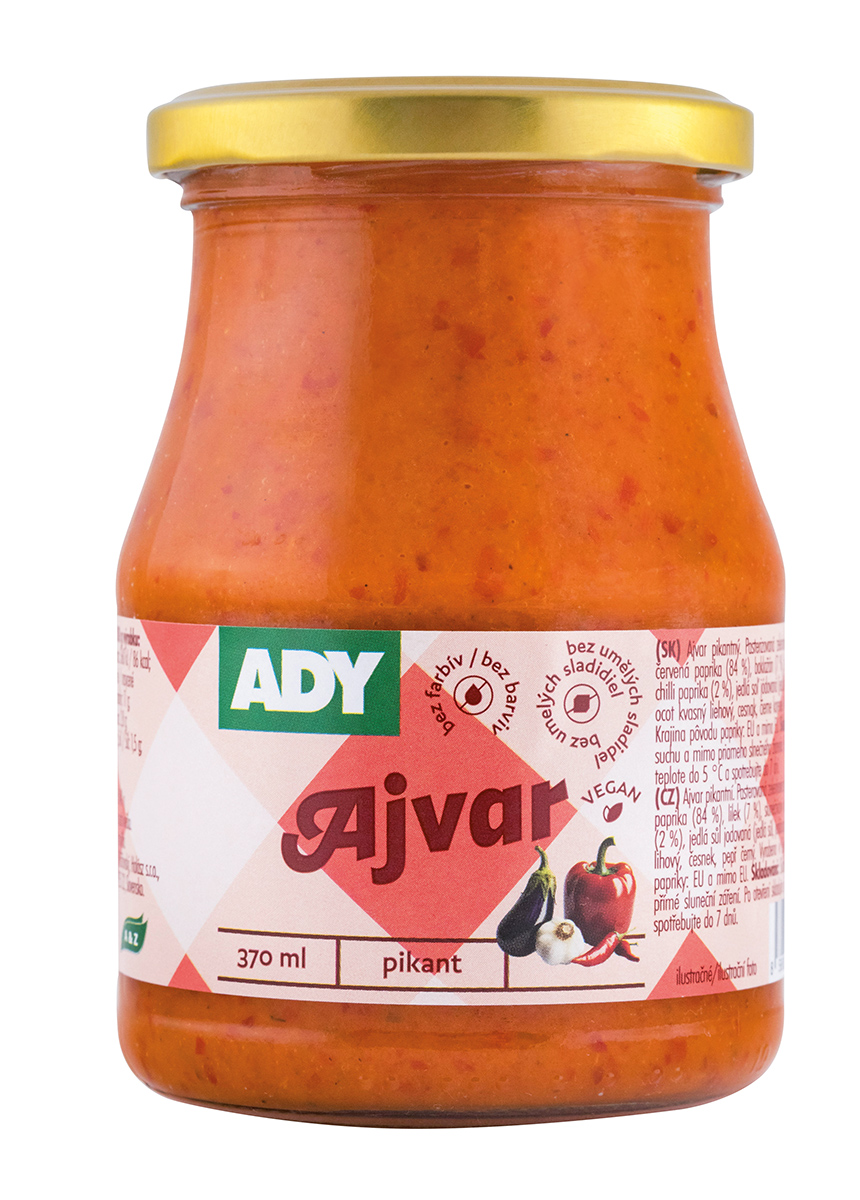 ADY Ajvar pikantní 6 x 340 g