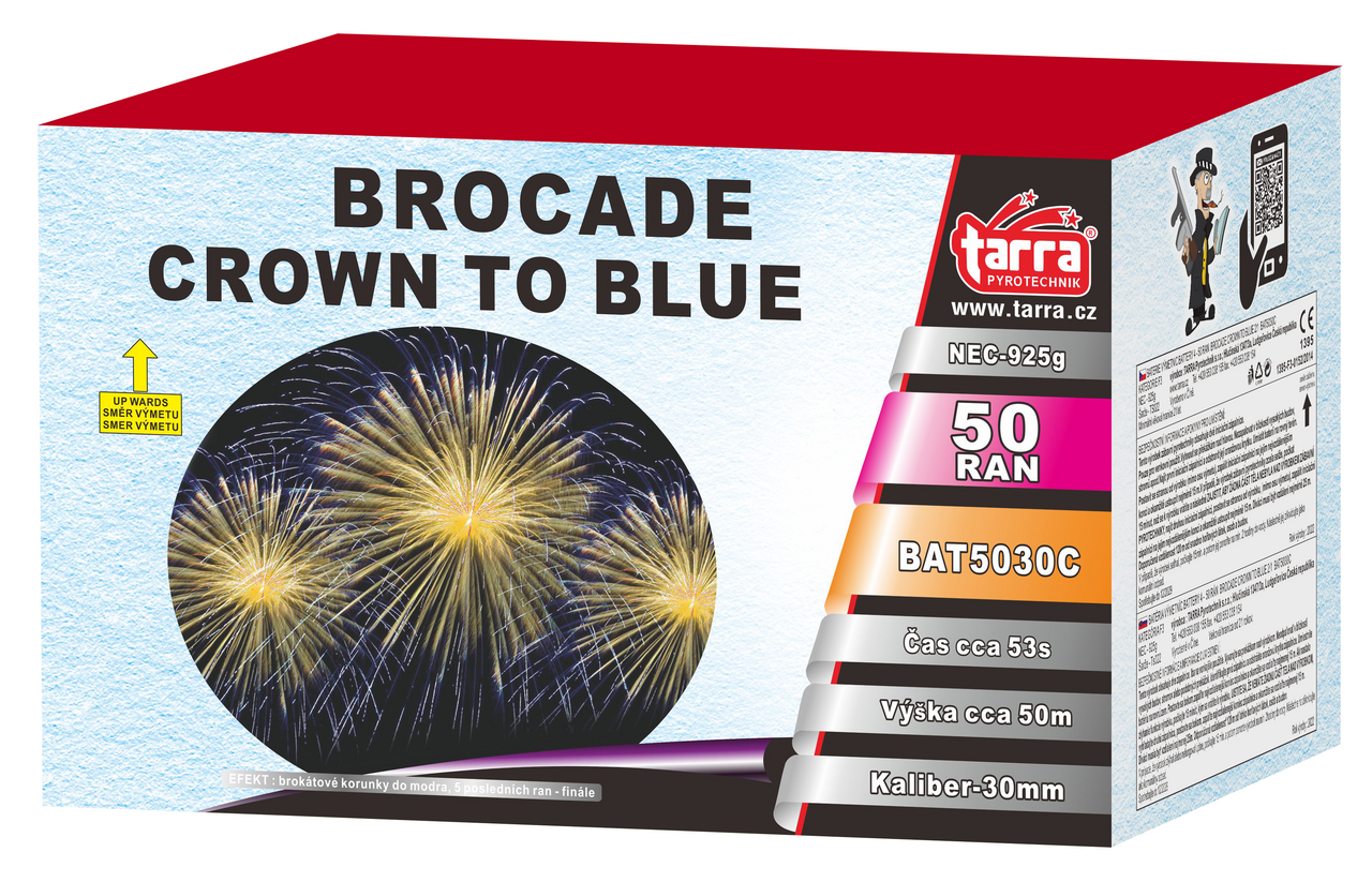 Silver Palm/ Brocade/ Tiger 50 ran baterie výmetnic 1 ks