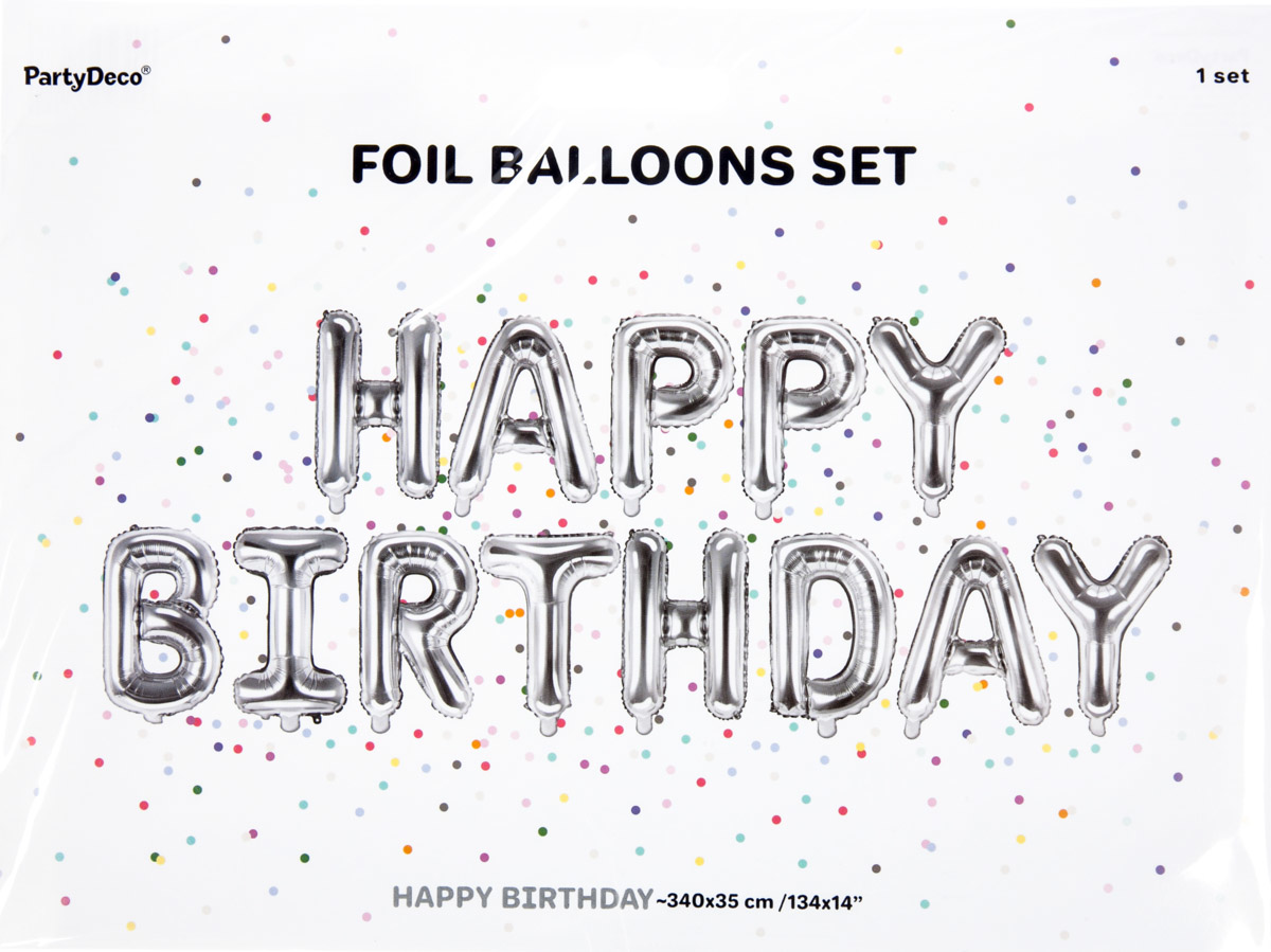 PARTY DECO Balónek 340 cm nápis 
