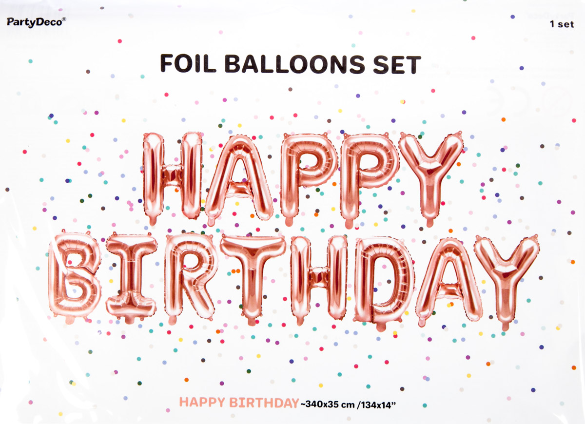 PARTY DECO Balónek 340 cm nápis 