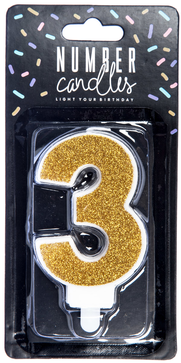 PARTY DECO Svíčka číslice 