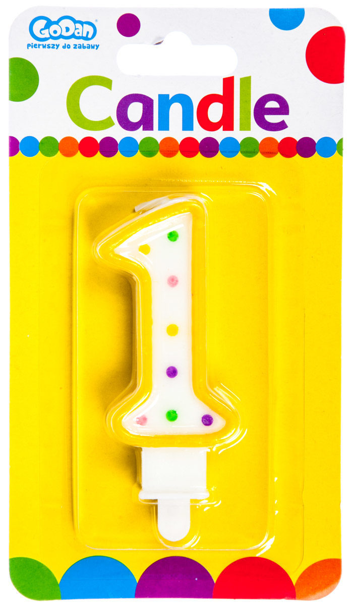 PARTY DECO Svíčka číslice 