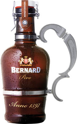 BERNARD Pivo nefiltrovaný ležák 2 l