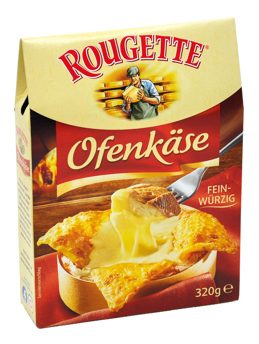 Rougette Sýr měkký zrající k rozpékání s kořením chlaz. 320 g