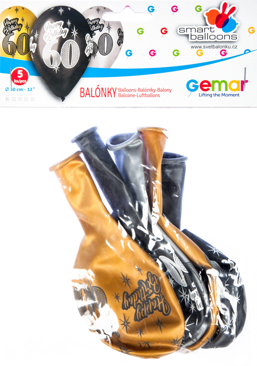 GEMAR Balónek nafukovací Happy Birthday 