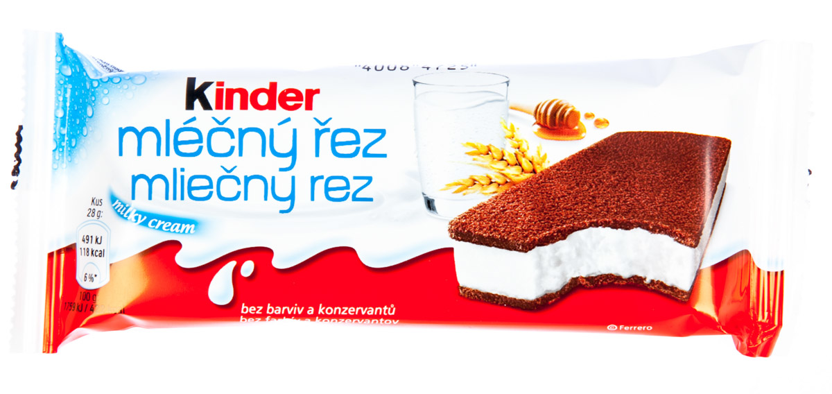 kinder Mléčný řez 20 x 28 g