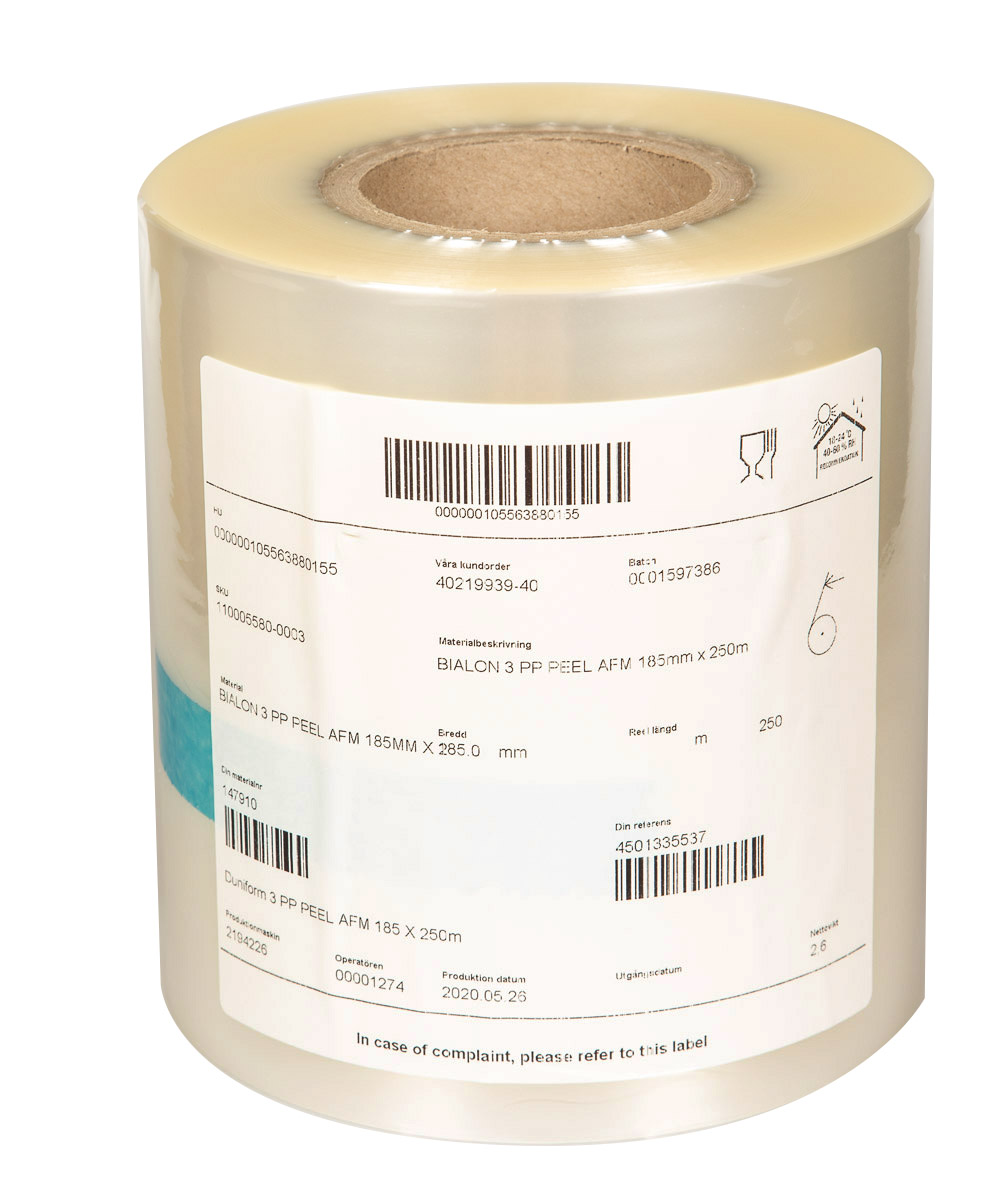 Duni Fólie do baličky 65UM 185 mm x 250 m 1 ks