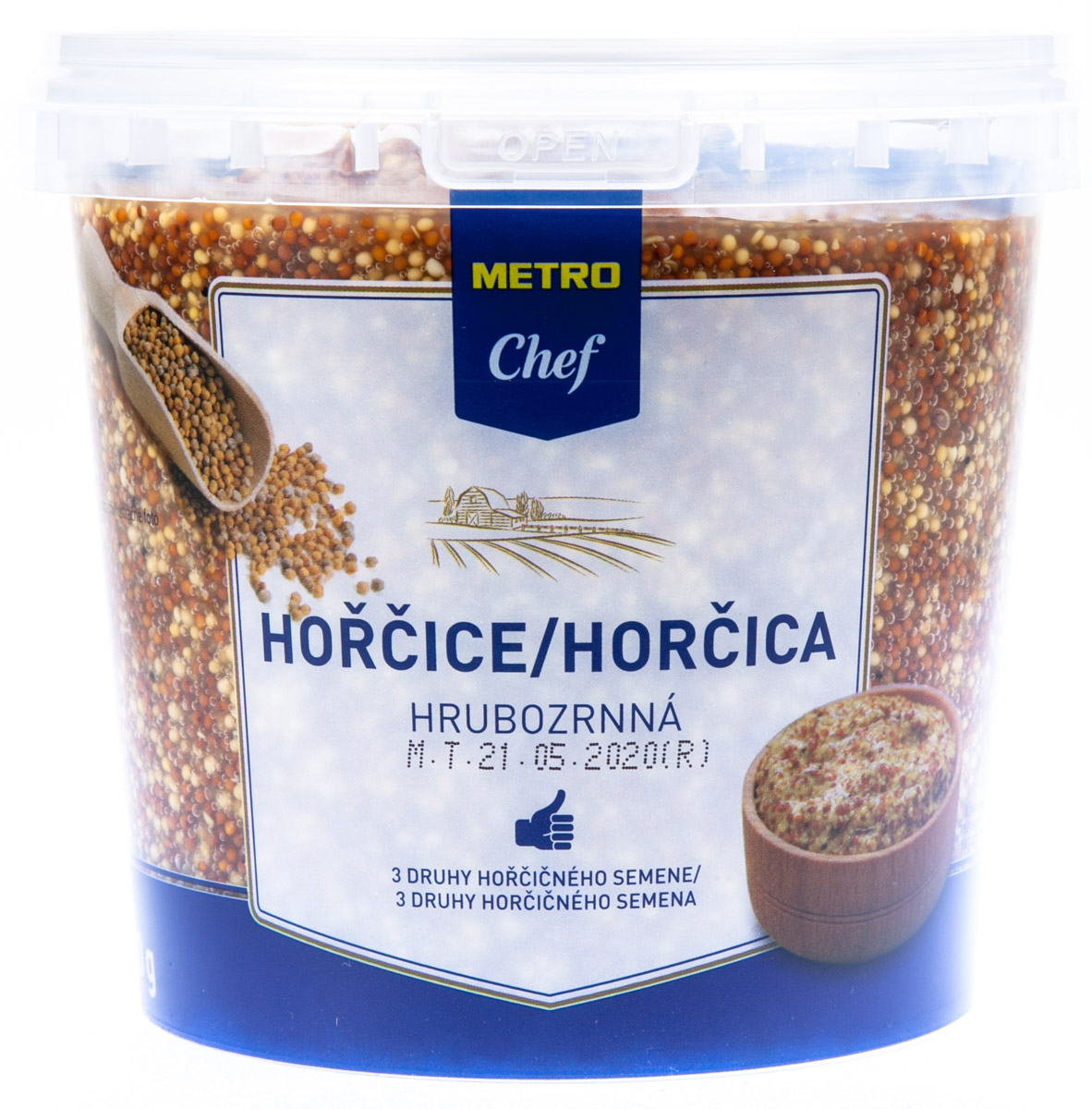 METRO Chef Hořčice hrubozrnná 950 g