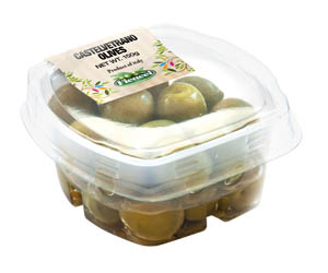 Castelvetrano Olivy zelené (pevný podíl 125 g) chlaz. 150 g