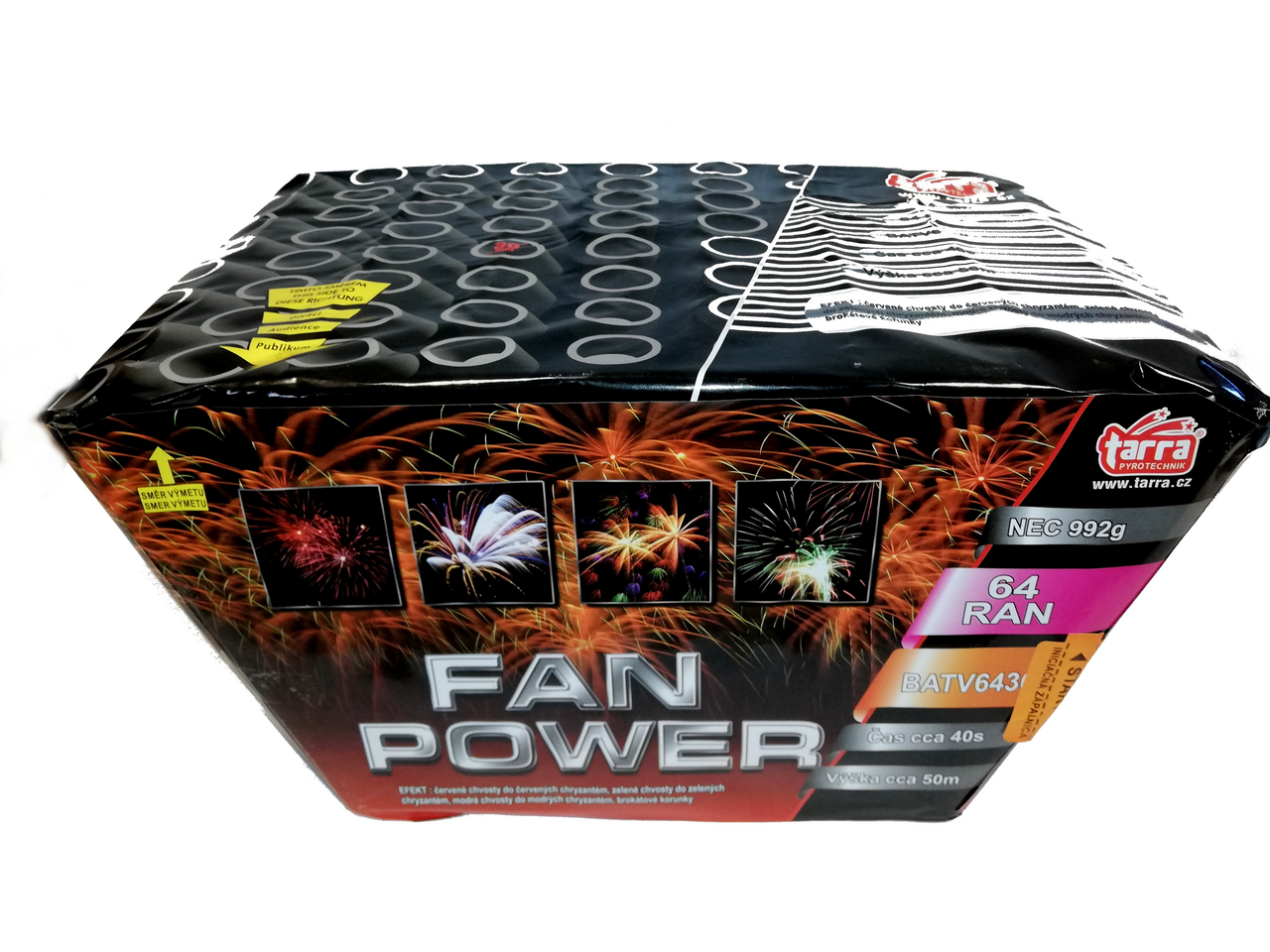 Fan/ Pyro/ Revolutions 64 ran baterie výmetnic 1 ks