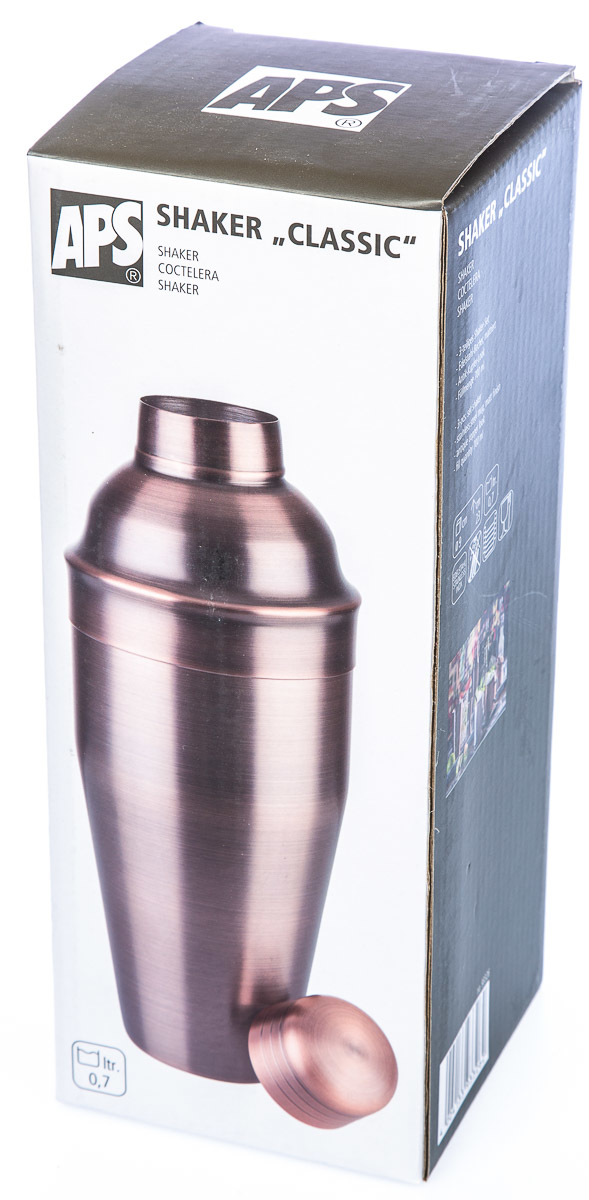 APS Šejkr Classic 700 ml nerezový povrchová úprava měď antik 1 ks