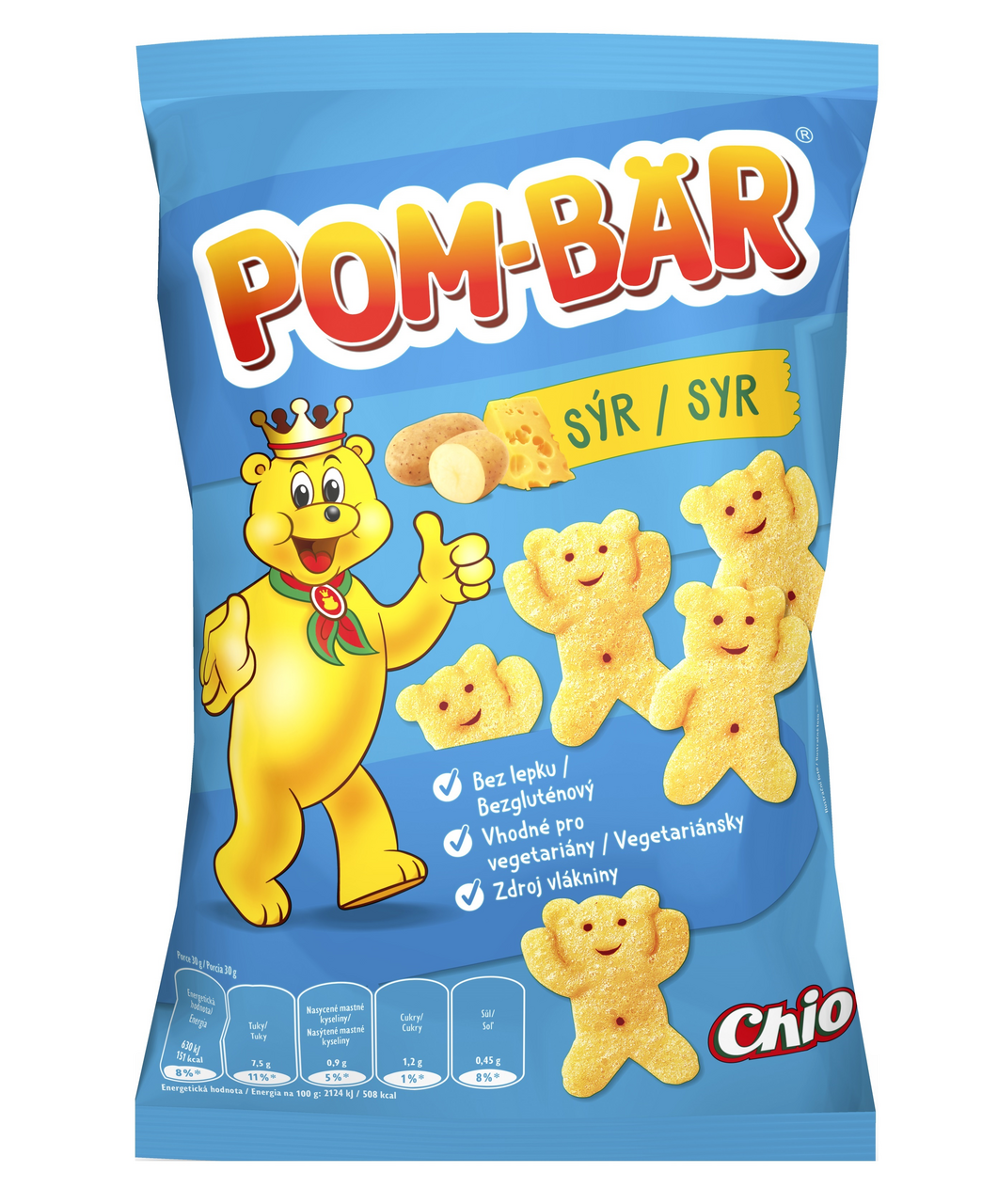 POM-BÄR s příchutí sýru 12 x 50 g