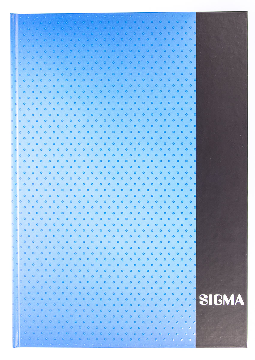 SIGMA Kniha záznamní A4 80 listů linkovaná modrá 1 ks