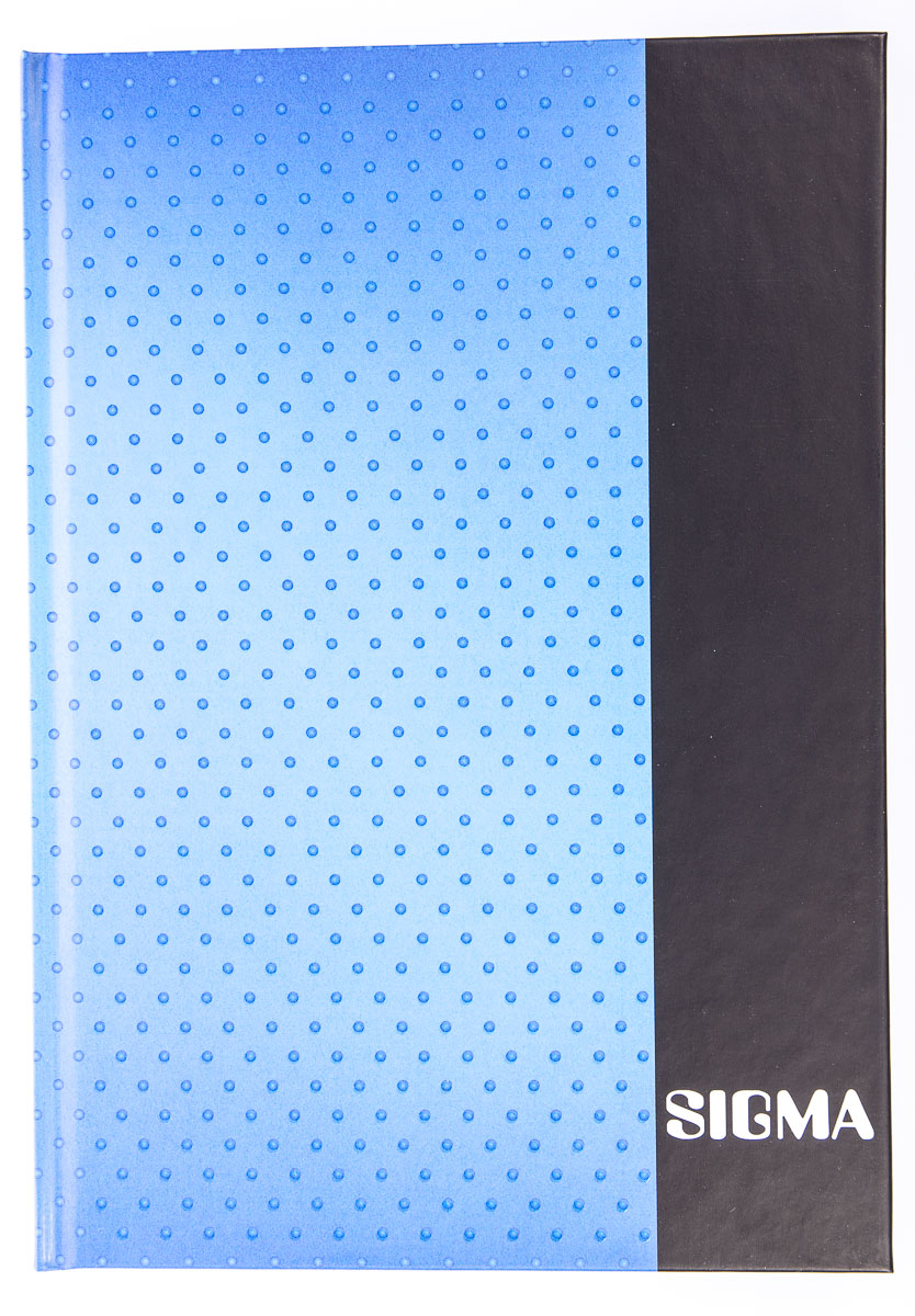 SIGMA Kniha záznamní A5 80 listů linkovaná modrá 1 ks