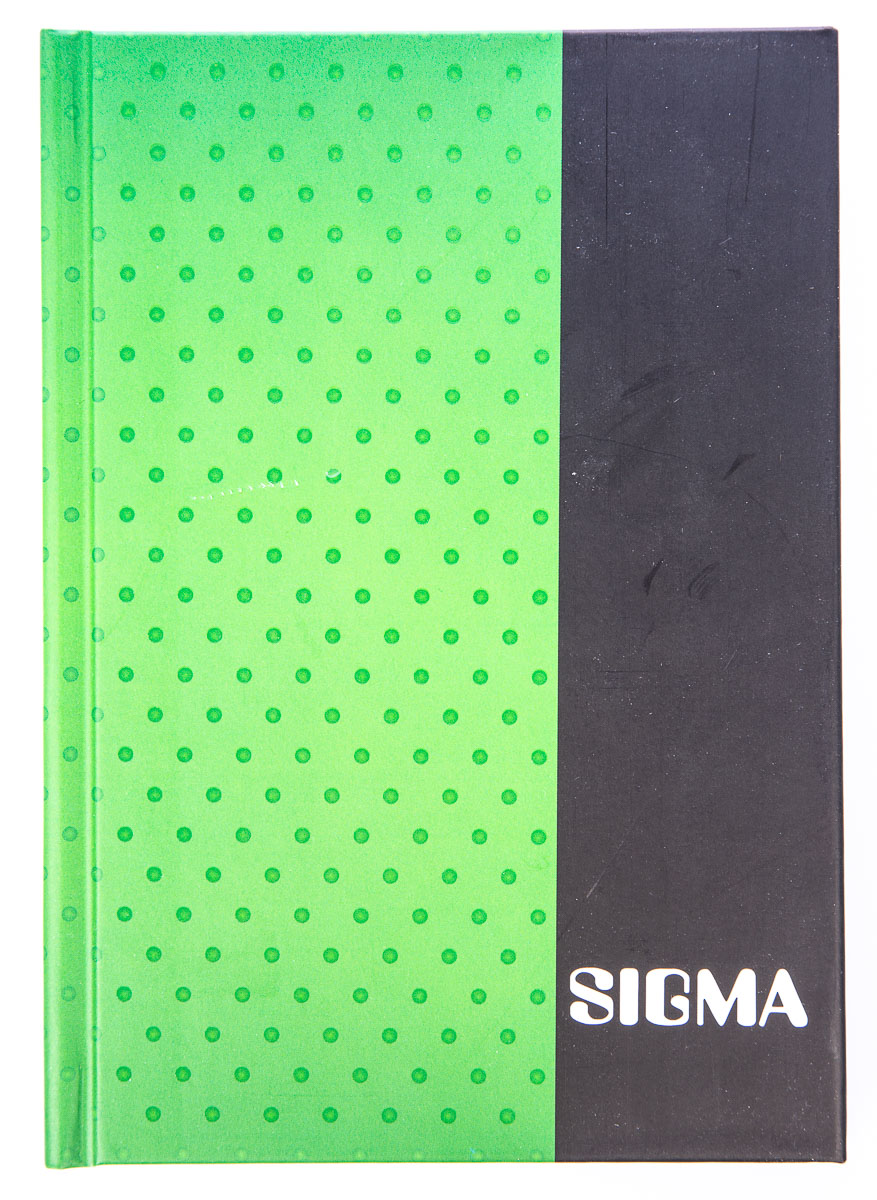 SIGMA Kniha záznamní A6 80 listů linkovaná modrá 1 ks