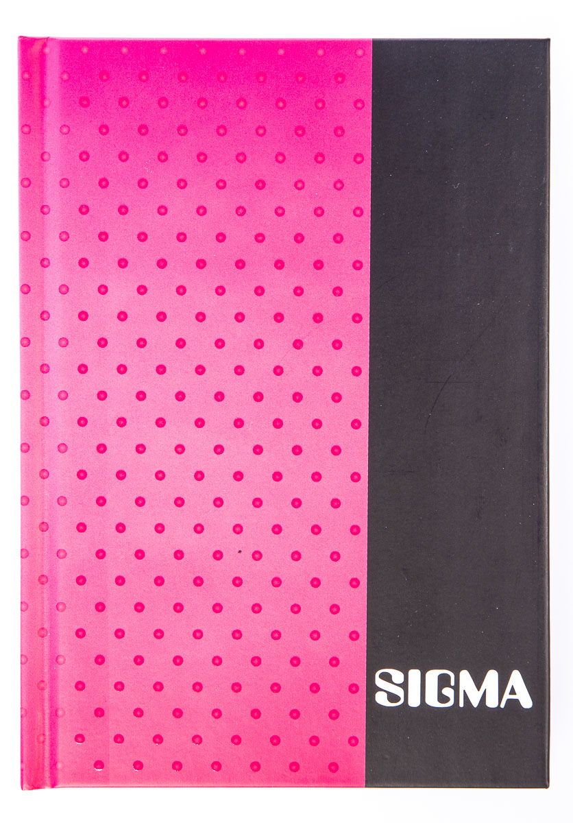 SIGMA Kniha záznamní A5 80 listů linkovaná růžová 1 ks