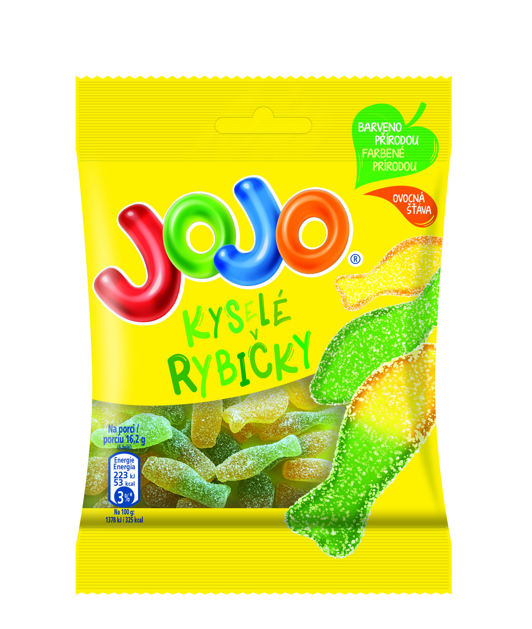 JOJO Rybičky kyselé 32 x 80 g
