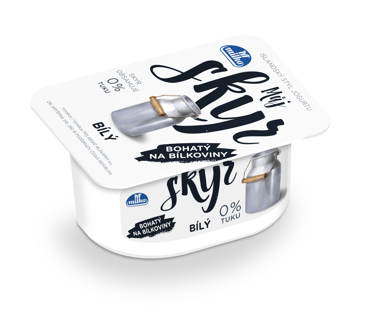 milko Skyr bílý chlaz. 4 x 130 g