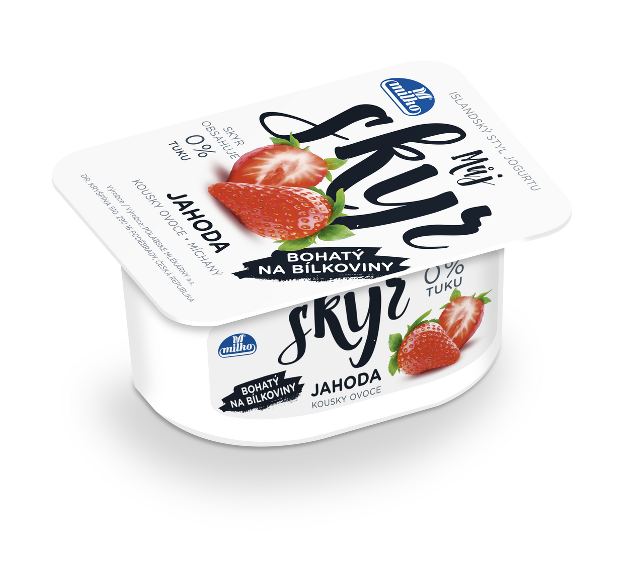 milko Skyr jahoda chlaz. 4 x 130 g