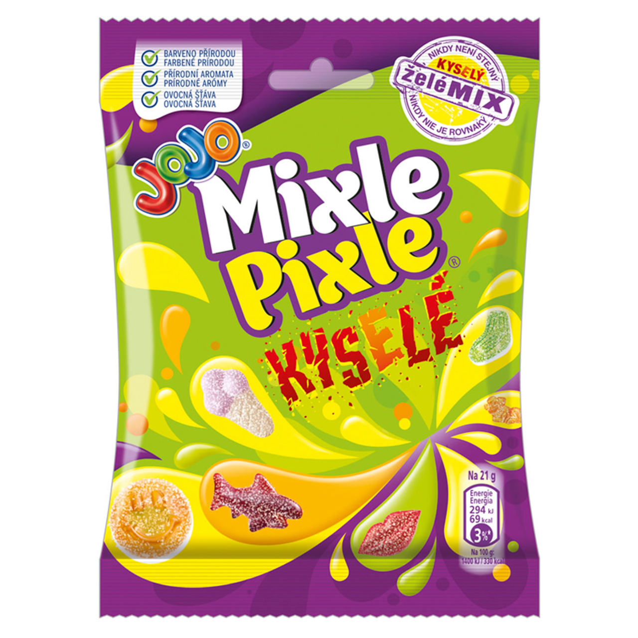 JOJO Mixle Pixle kyselé 80 g