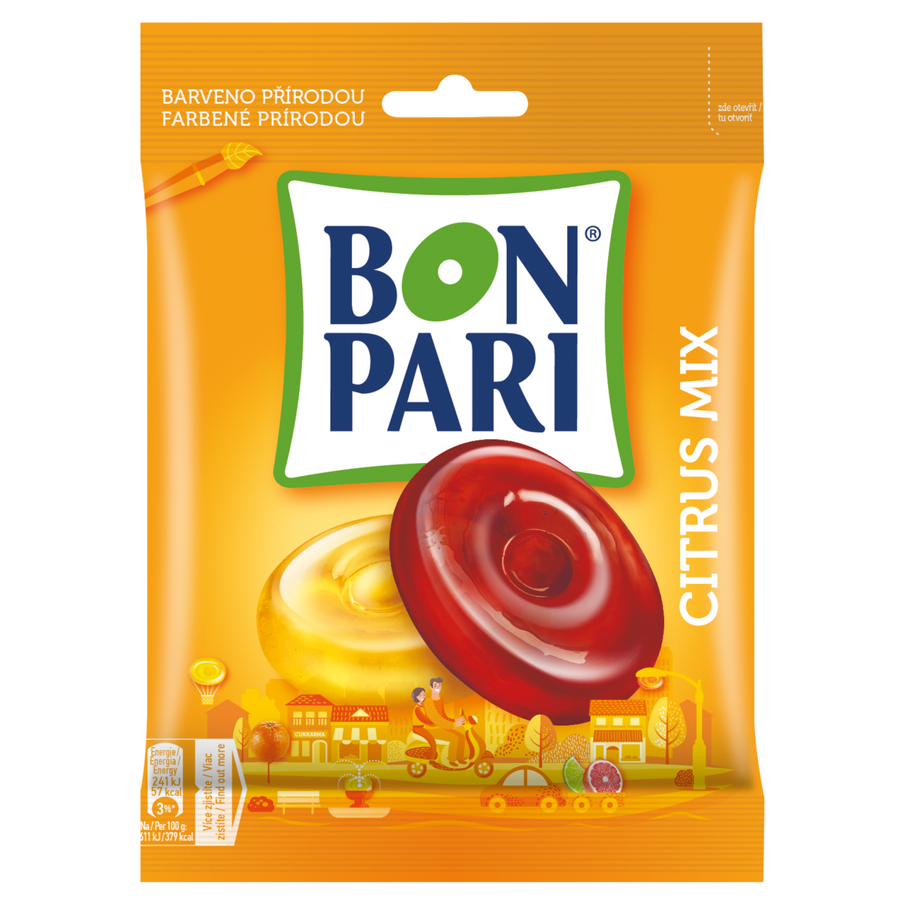 BON PARI Bonbóny citrus mix 35 x 90 g