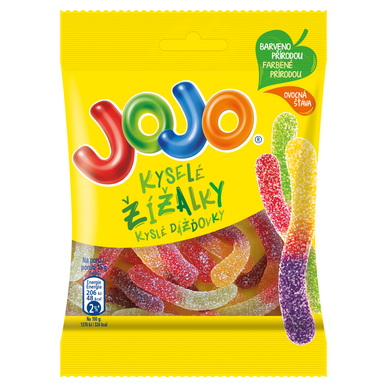 JOJO Kyselé žížalky 28 x 80 g